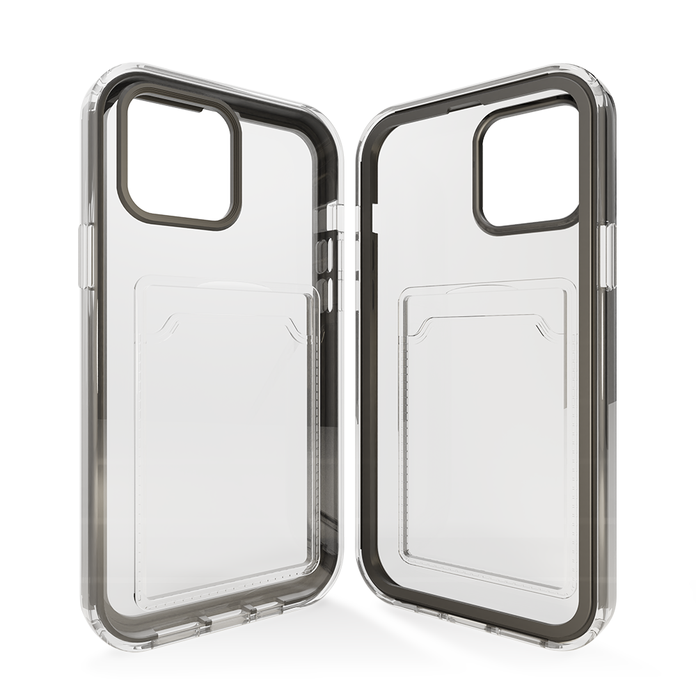 ShieldCase ShieldCase Coque bumper porte-cartes iPhone 13 Pro Max (noir) ShieldCase ShieldCase Coque bumper porte-cartes iPhone 13 Pro Max (noir)