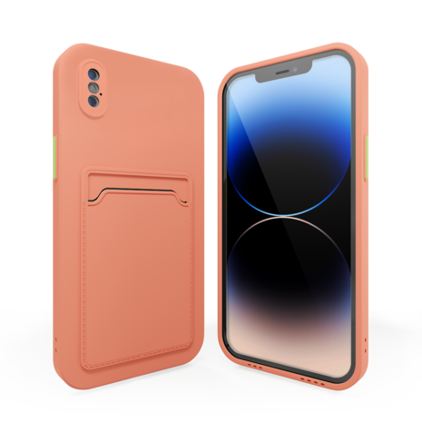 ShieldCase ShieldCase Coque arrière porte-cartes iPhone X/Xs (rose) ShieldCase ShieldCase Coque arrière porte-cartes iPhone X/Xs (rose)