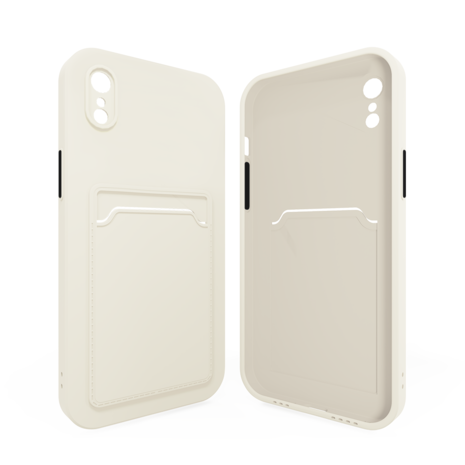 ShieldCase ShieldCase Coque arrière porte-cartes iPhone Xr (blanc) ShieldCase ShieldCase Coque arrière porte-cartes iPhone Xr (blanc)