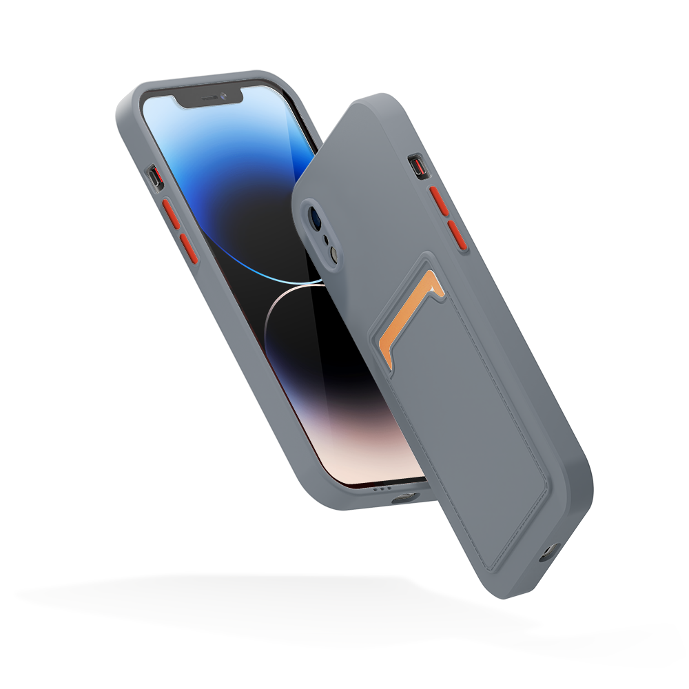 ShieldCase ShieldCase Coque arrière porte-cartes iPhone Xr (gris lavande) ShieldCase ShieldCase Coque arrière porte-cartes iPhone Xr (gris lavande)