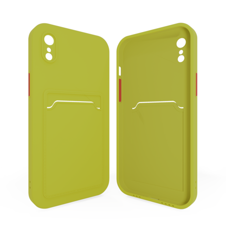 ShieldCase ShieldCase Coque arrière porte-cartes iPhone Xr (vert) ShieldCase ShieldCase Coque arrière porte-cartes iPhone Xr (vert)