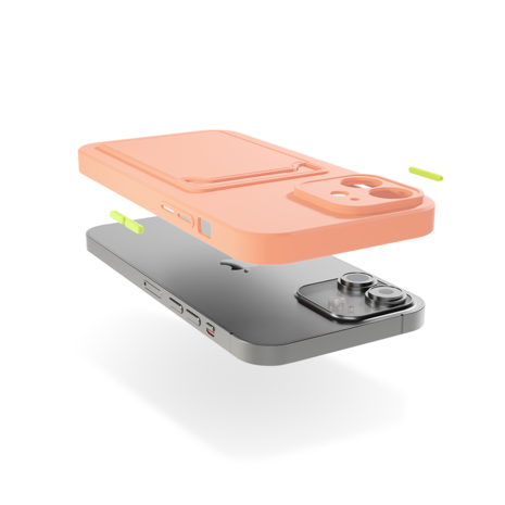 ShieldCase ShieldCase Coque arrière porte-cartes iPhone 11 (rose) ShieldCase ShieldCase Coque arrière porte-cartes iPhone 11 (rose)