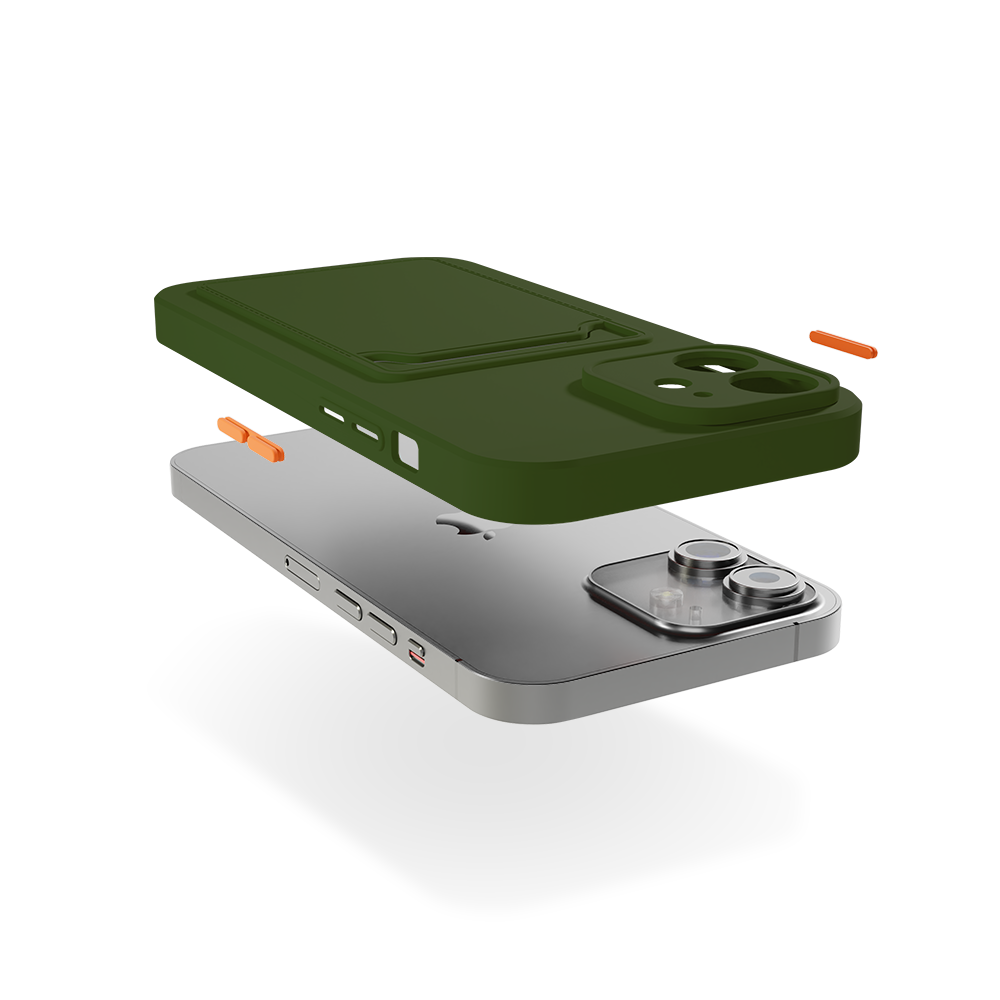 ShieldCase ShieldCase Coque arrière porte-cartes iPhone 11 (vert sapin) ShieldCase ShieldCase Coque arrière porte-cartes iPhone 11 (vert sapin)