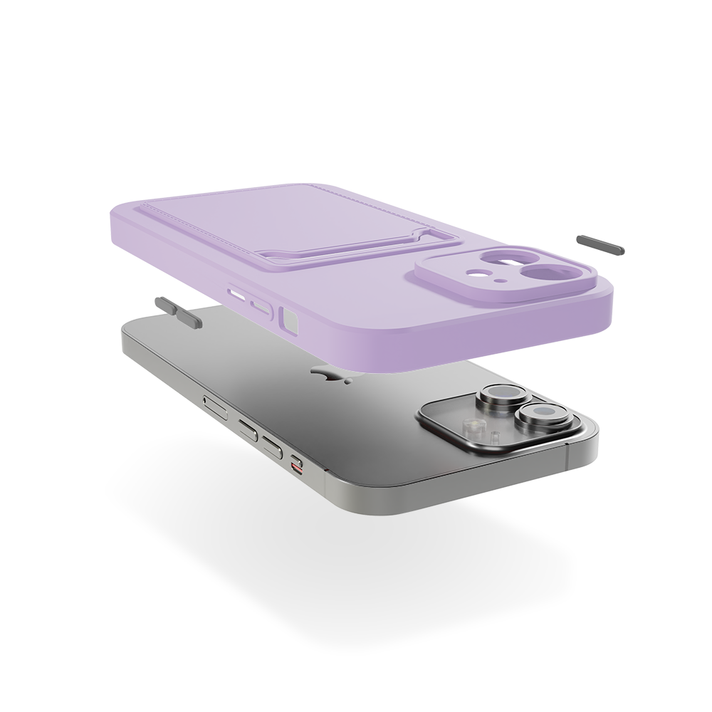 ShieldCase ShieldCase Coque arrière porte-cartes iPhone 11 (lilas) ShieldCase ShieldCase Coque arrière porte-cartes iPhone 11 (lilas)