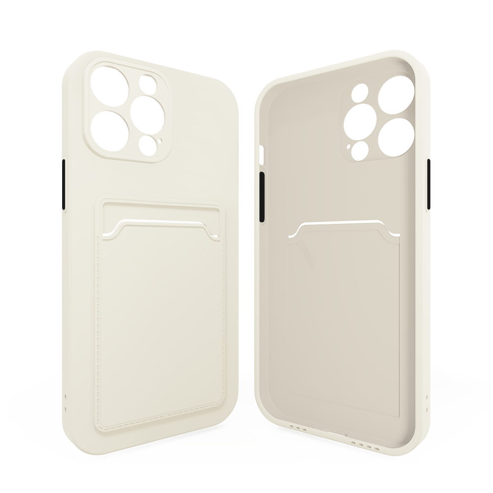 ShieldCase ShieldCase Coque arrière porte-cartes iPhone 12 Pro (blanc) ShieldCase ShieldCase Coque arrière porte-cartes iPhone 12 Pro (blanc)