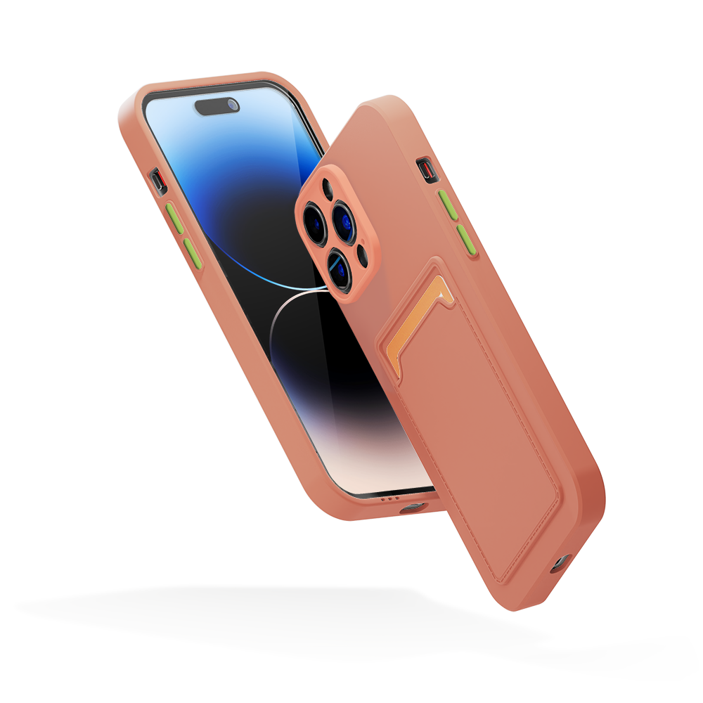 ShieldCase ShieldCase Coque arrière porte-cartes iPhone 12 Pro (rose) ShieldCase ShieldCase Coque arrière porte-cartes iPhone 12 Pro (rose)