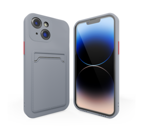 ShieldCase Coque arrière porte-cartes iPhone 13 (gris lavande)