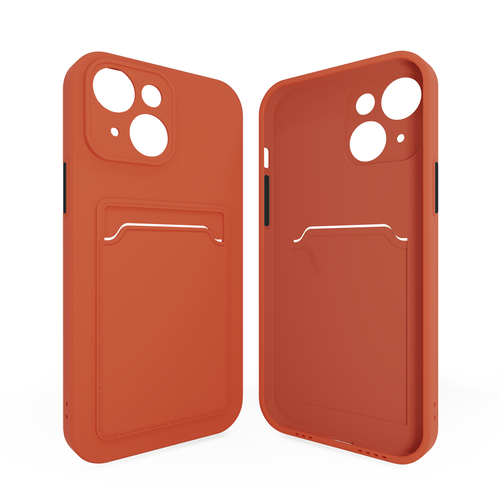 ShieldCase ShieldCase Coque arrière porte-cartes iPhone 13 (terracotta) ShieldCase ShieldCase Coque arrière porte-cartes iPhone 13 (terracotta)