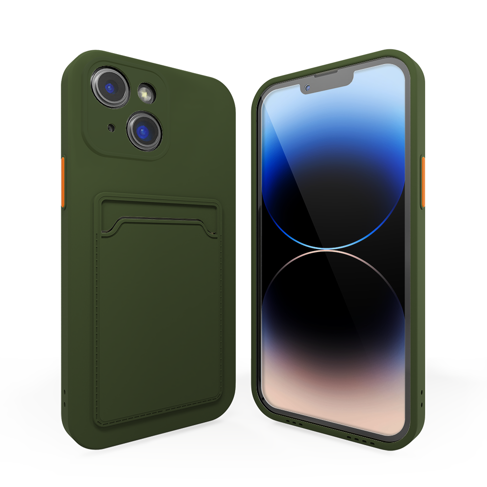 ShieldCase ShieldCase Coque arrière porte-cartes iPhone 13 (vert sapin) ShieldCase ShieldCase Coque arrière porte-cartes iPhone 13 (vert sapin)
