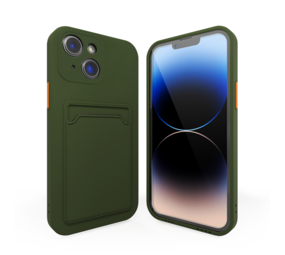 ShieldCase Coque arrière porte-cartes iPhone 13 (vert sapin) ShieldCase Coque arrière porte-cartes iPhone 13 (vert sapin)