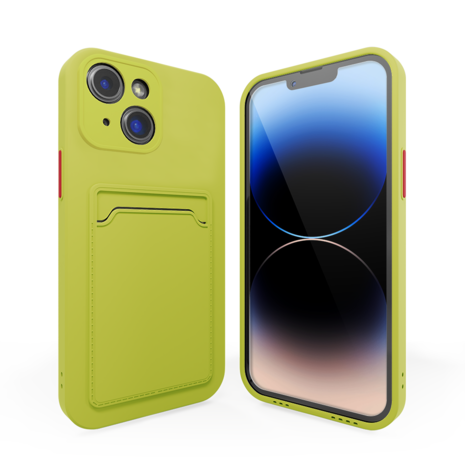 ShieldCase ShieldCase Coque arrière porte-cartes iPhone 13 (vert) ShieldCase ShieldCase Coque arrière porte-cartes iPhone 13 (vert)