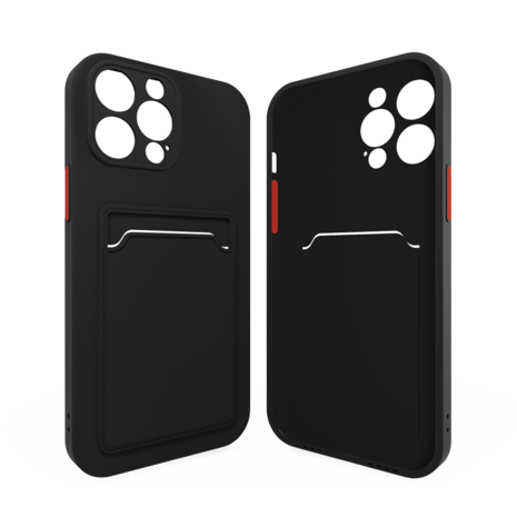ShieldCase ShieldCase Coque arrière porte-cartes iPhone 13 Pro (noir) ShieldCase ShieldCase Coque arrière porte-cartes iPhone 13 Pro (noir)