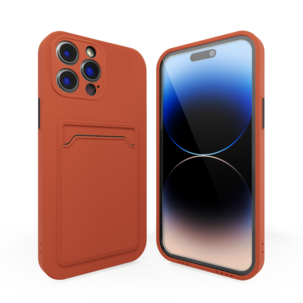 ShieldCase ShieldCase Coque arrière porte-cartes iPhone 13 Pro (terracotta) ShieldCase ShieldCase Coque arrière porte-cartes iPhone 13 Pro (terracotta)