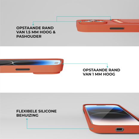 ShieldCase ShieldCase Coque arrière porte-cartes iPhone 13 Pro (terracotta) ShieldCase ShieldCase Coque arrière porte-cartes iPhone 13 Pro (terracotta)