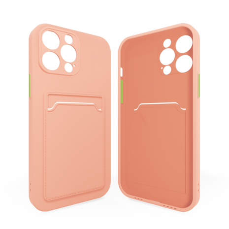 ShieldCase ShieldCase Coque arrière porte-cartes iPhone 13 Pro (rose)