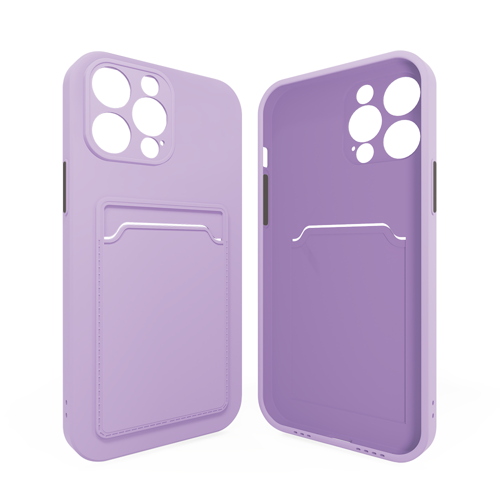 ShieldCase ShieldCase Coque arrière porte-cartes iPhone 13 Pro (lilas)