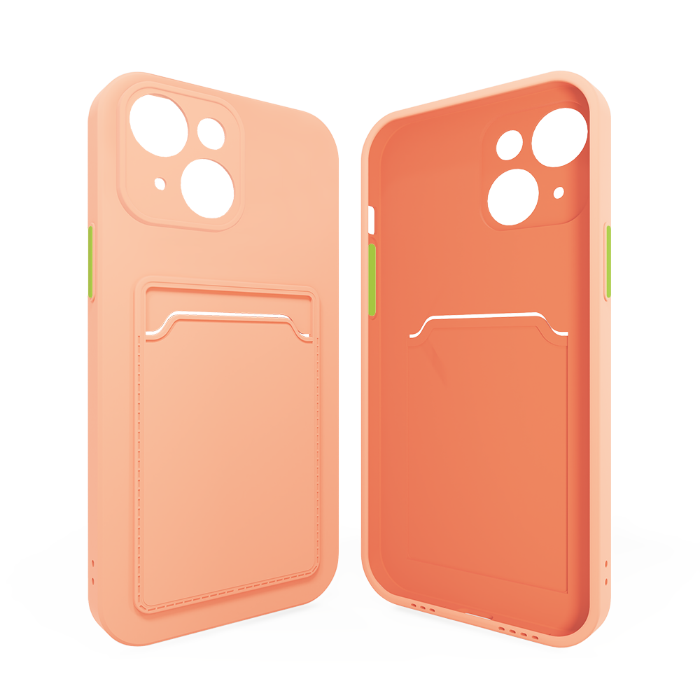 ShieldCase ShieldCase Coque arrière porte-cartes iPhone 13 Mini (rose)