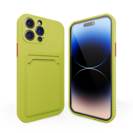 ShieldCase ShieldCase Coque arrière porte-cartes iPhone 13 Pro Max (vert) ShieldCase ShieldCase Coque arrière porte-cartes iPhone 13 Pro Max (vert)