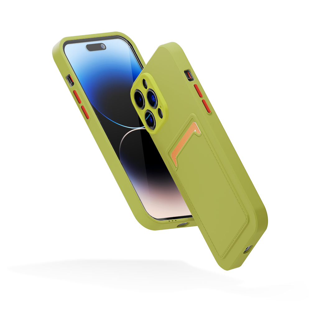 ShieldCase ShieldCase Coque arrière porte-cartes iPhone 13 Pro Max (vert) ShieldCase ShieldCase Coque arrière porte-cartes iPhone 13 Pro Max (vert)