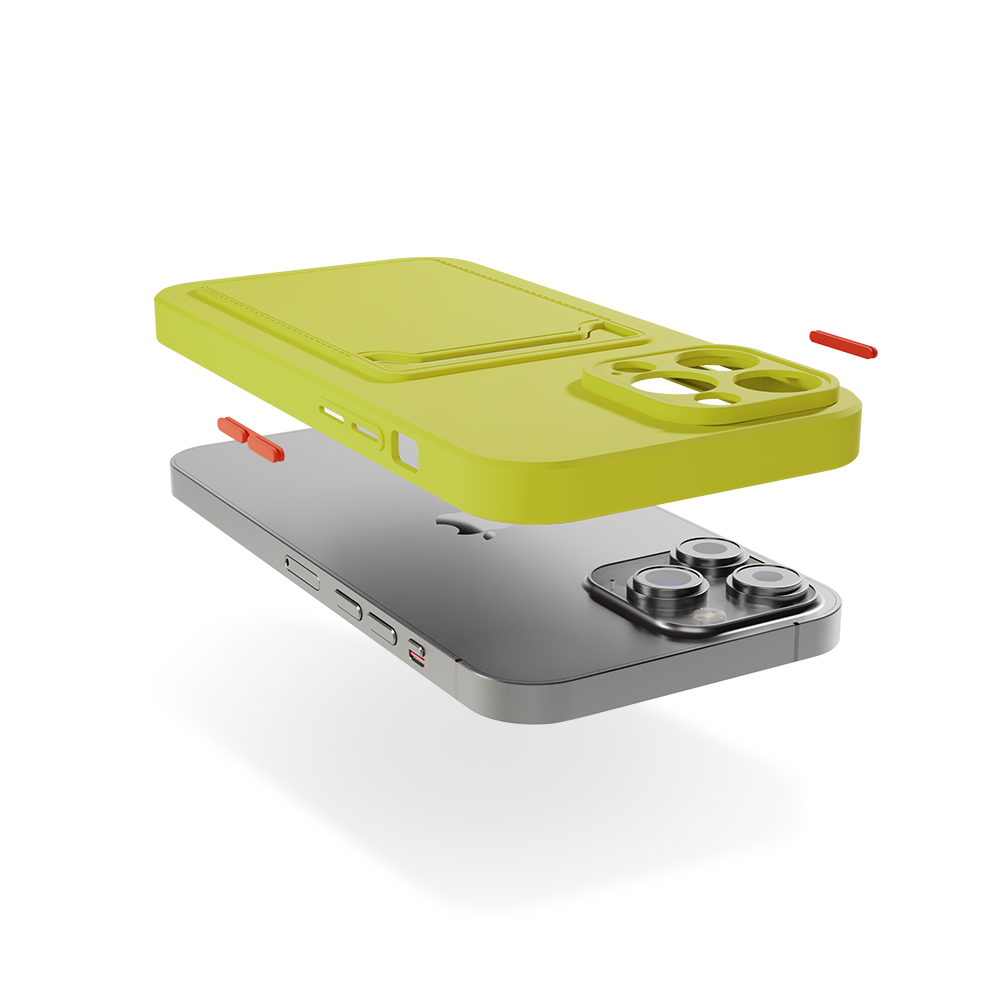 ShieldCase ShieldCase Coque arrière porte-cartes iPhone 13 Pro Max (vert) ShieldCase ShieldCase Coque arrière porte-cartes iPhone 13 Pro Max (vert)
