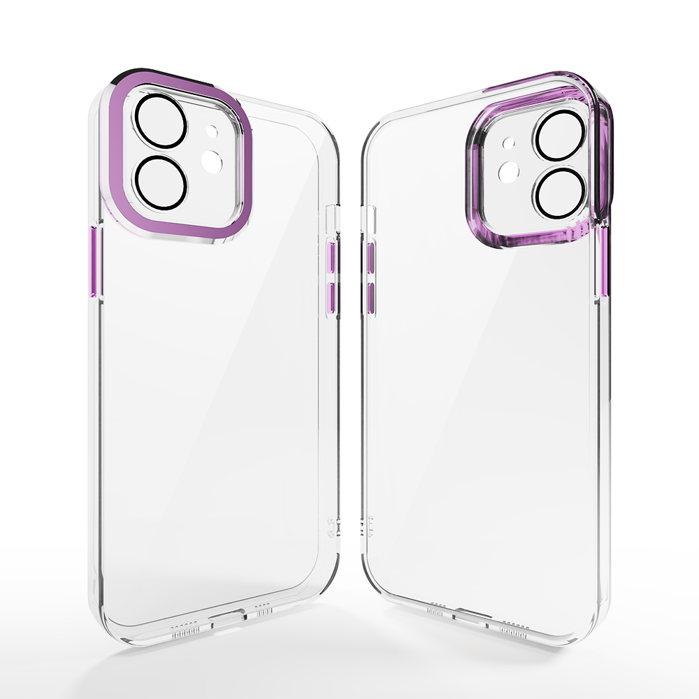 Coverzs Coverzs Coque transparent iPhone 11 avec cache de caméra (violet) Coverzs Coverzs Coque transparent iPhone 11 avec cache de caméra (violet)