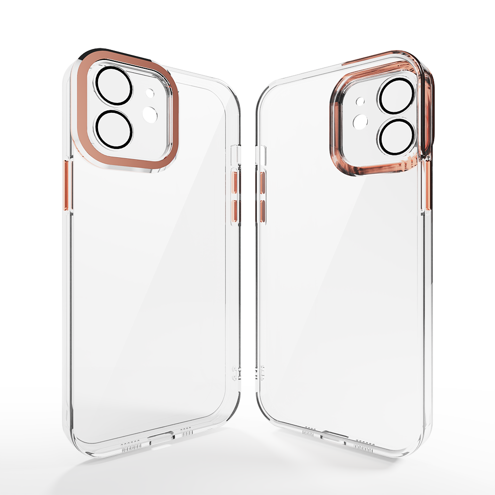 Coverzs Coverzs Coque transparent iPhone 11 avec cache de caméra (rose) Coverzs Coverzs Coque transparent iPhone 11 avec cache de caméra (rose)