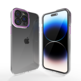 Coverzs Coque transparent iPhone 11 Pro avec cache de caméra (violet)