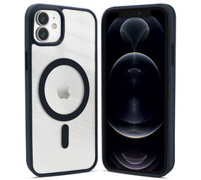 Coverzs Coque MagSafe mate iPhone 12 (bleu foncé) Coverzs Coque MagSafe mate iPhone 12 (bleu foncé)
