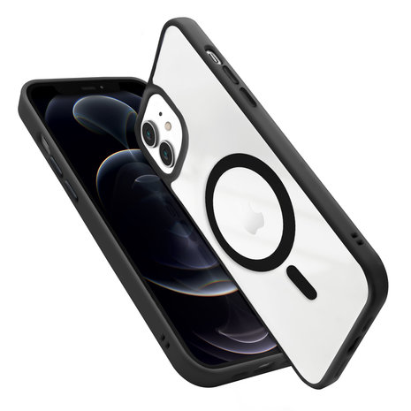 Coverzs Coverzs Coque MagSafe mate iPhone 12 (noir) Coverzs Coverzs Coque MagSafe mate iPhone 12 (noir)