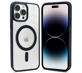 Coverzs Coque MagSafe mate iPhone 13 Pro (bleu foncé)