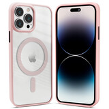Coverzs Coque MagSafe mate iPhone 13 Pro Max (rose)