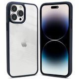 Coverzs Coque bord acrylique mate iPhone 12 Pro Max (bleu foncé) Coverzs Coque bord acrylique mate iPhone 12 Pro Max (bleu foncé)