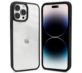 Coverzs Coque bord acrylique mate iPhone 14 Pro Max (noir) Coverzs Coque bord acrylique mate iPhone 14 Pro Max (noir)