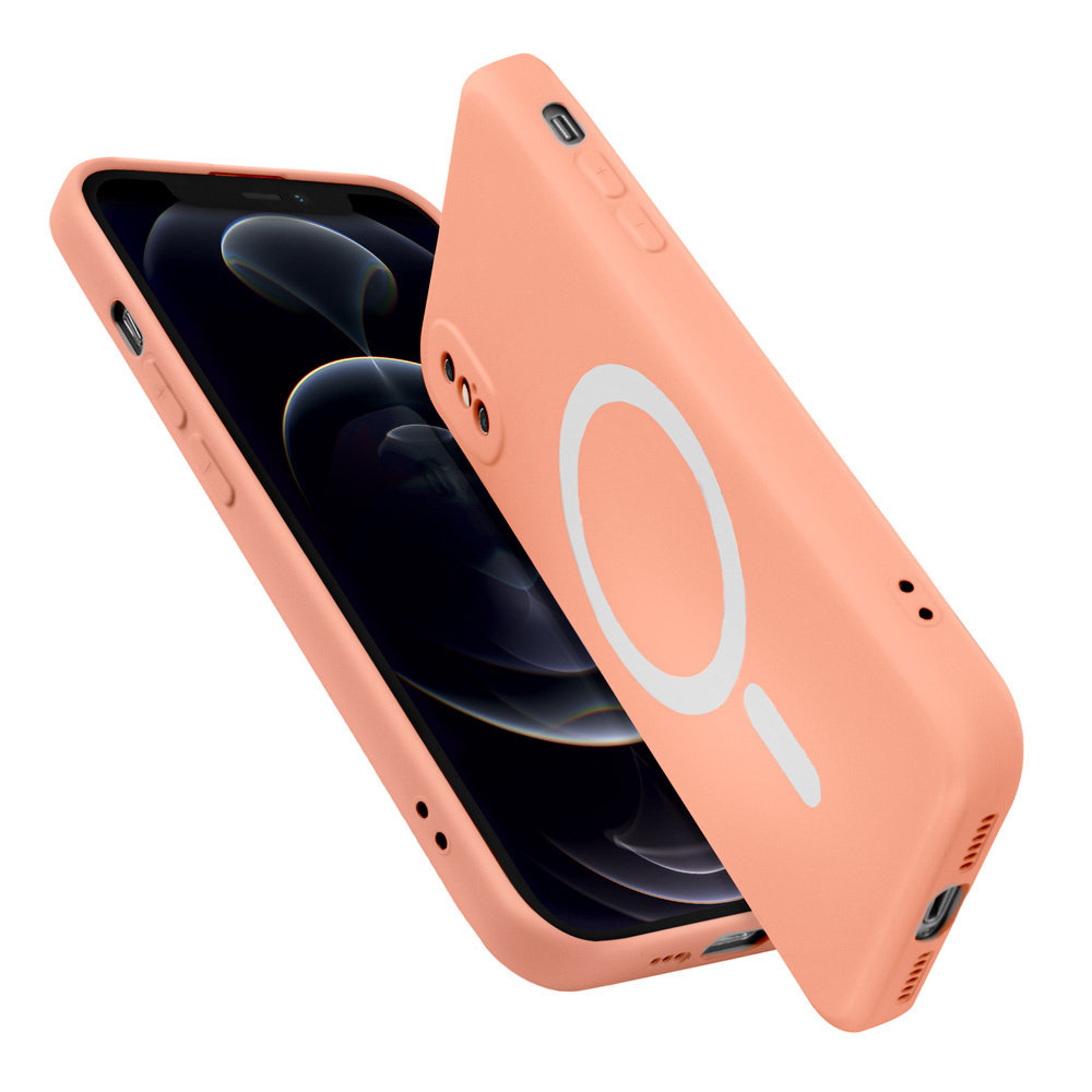 ShieldCase ShieldCase Coque MagSafe silicone soyeux iPhone X/Xs (rose)