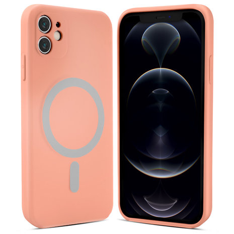 ShieldCase ShieldCase Coque MagSafe silicone soyeux iPhone 11 (rose)