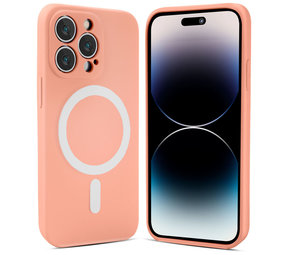 ShieldCase Coque MagSafe silicone soyeux iPhone 12 Pro Max (rose) ShieldCase Coque MagSafe silicone soyeux iPhone 12 Pro Max (rose)