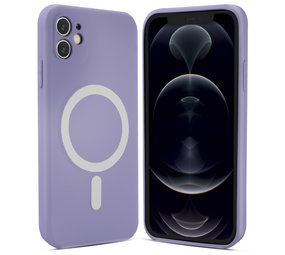 ShieldCase Coque MagSafe silicone soyeux iPhone 12 (lilas) ShieldCase Coque MagSafe silicone soyeux iPhone 12 (lilas)