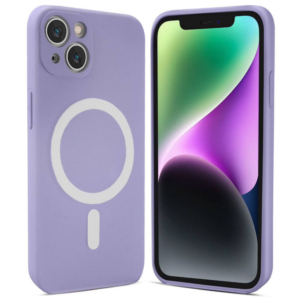 ShieldCase ShieldCase Coque MagSafe silicone soyeux iPhone 13 Mini (lilas)