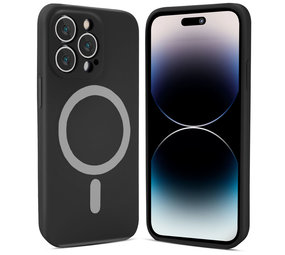 ShieldCase Coque MagSafe silicone soyeux iPhone 14 Pro (noir) ShieldCase Coque MagSafe silicone soyeux iPhone 14 Pro (noir)