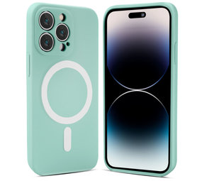 ShieldCase Coque MagSafe silicone soyeux iPhone 14 Pro Max (menthe)