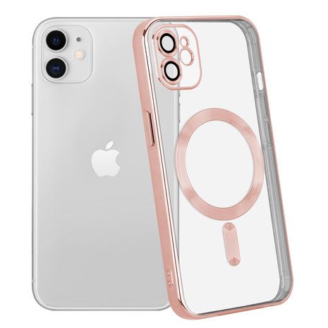 Coverzs Coverzs iPhone 11 Magsafe avec cache caméra (rose) Coverzs Coverzs iPhone 11 Magsafe avec cache caméra (rose)