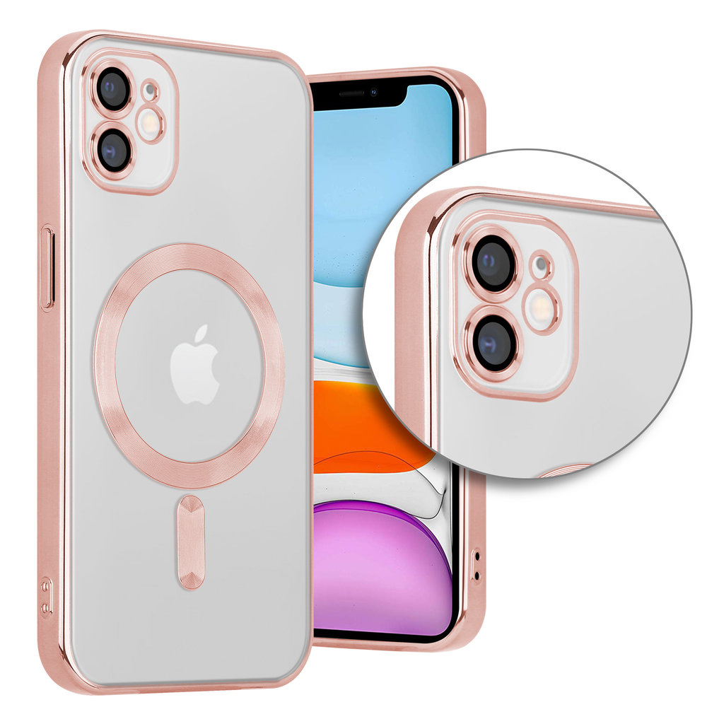 Coverzs Coverzs iPhone 11 Magsafe avec cache caméra (rose) Coverzs Coverzs iPhone 11 Magsafe avec cache caméra (rose)