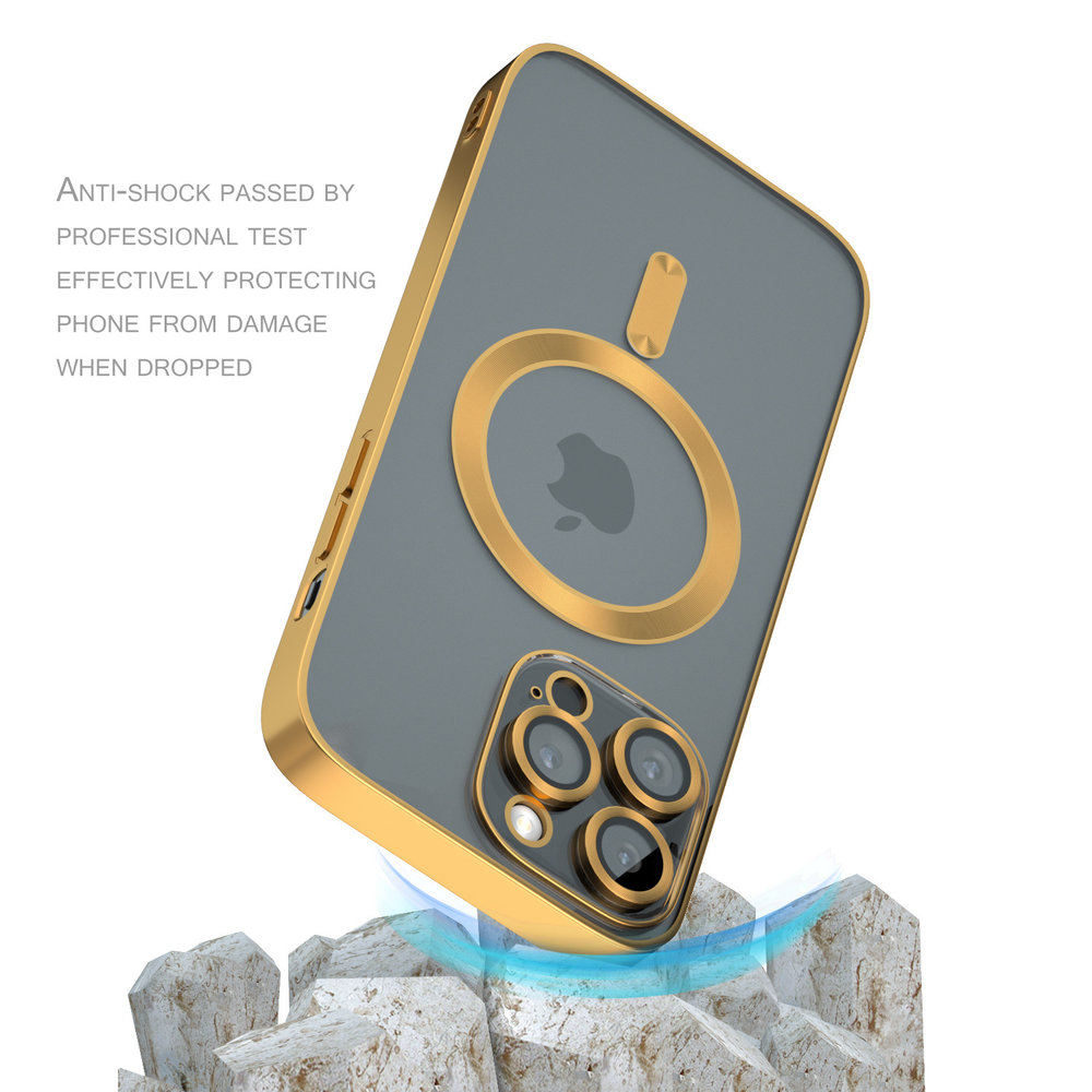 Coverzs Coverzs Coque MagSafe avec cache de caméra iPhone 11 Pro (or) Coverzs Coverzs Coque MagSafe avec cache de caméra iPhone 11 Pro (or)