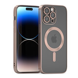 Coverzs Coque MagSafe avec cache de caméra iPhone 11 Pro (or rose) Coverzs Coque MagSafe avec cache de caméra iPhone 11 Pro (or rose)