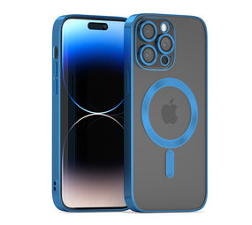 Coverzs Coque MagSafe avec cache de caméra iPhone 12 Pro Max (bleu) Coverzs Coque MagSafe avec cache de caméra iPhone 12 Pro Max (bleu)