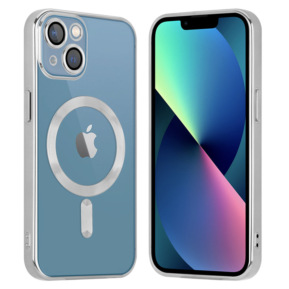 Coverzs Coverzs Coque MagSafe avec cache de caméra iPhone 13 (argent) Coverzs Coverzs Coque MagSafe avec cache de caméra iPhone 13 (argent)