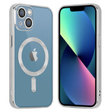Coverzs Coque MagSafe avec cache de caméra iPhone 13 (argent) Coverzs Coque MagSafe avec cache de caméra iPhone 13 (argent)