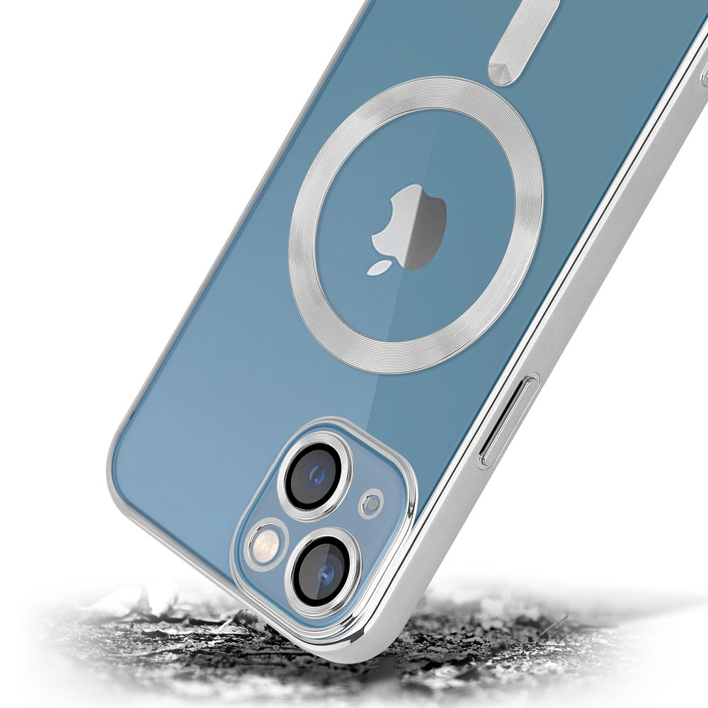 Coverzs Coverzs Coque MagSafe avec cache de caméra iPhone 13 (argent) Coverzs Coverzs Coque MagSafe avec cache de caméra iPhone 13 (argent)