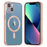 Coverzs Coque MagSafe avec cache de caméra iPhone 13 (or rose) Coverzs Coque MagSafe avec cache de caméra iPhone 13 (or rose)