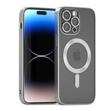 Coverzs Coque MagSafe avec cache de caméra iPhone 13 Pro Max (argent) Coverzs Coque MagSafe avec cache de caméra iPhone 13 Pro Max (argent)